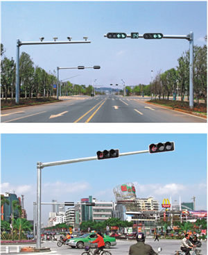 交叉路口信號(hào)桿、監(jiān)控桿